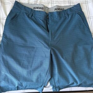 adidas Teal-Blue Golf Shorts